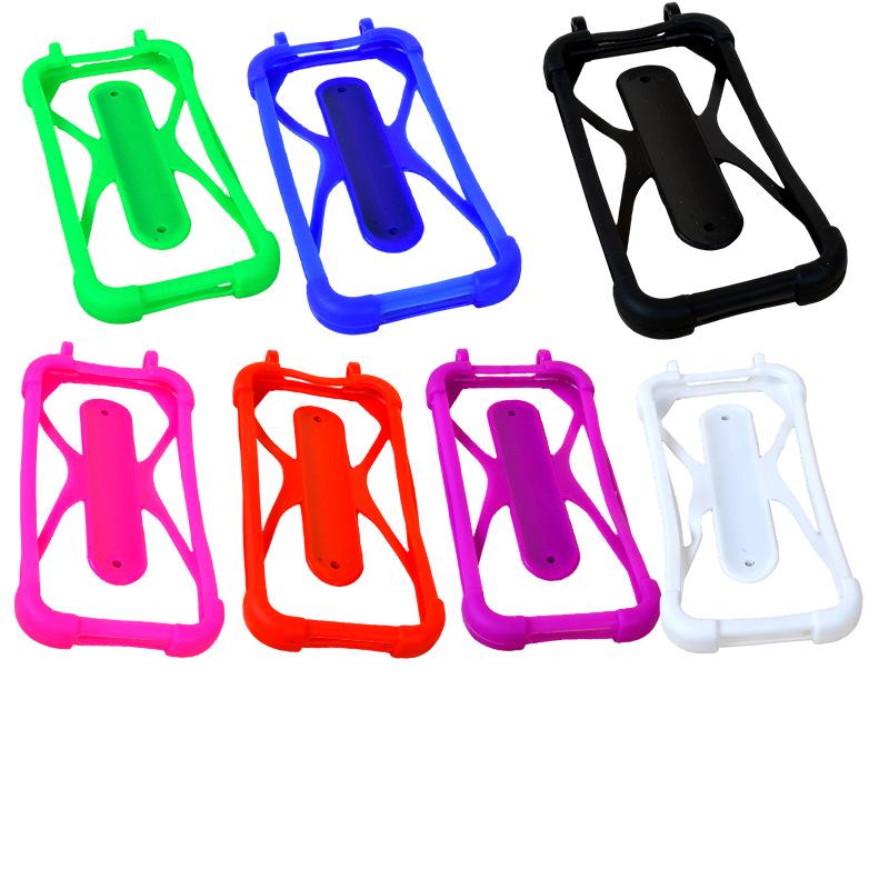 Custodia Universale in Silicone per Telefono con Supporto e Protezione Anti-Caduta