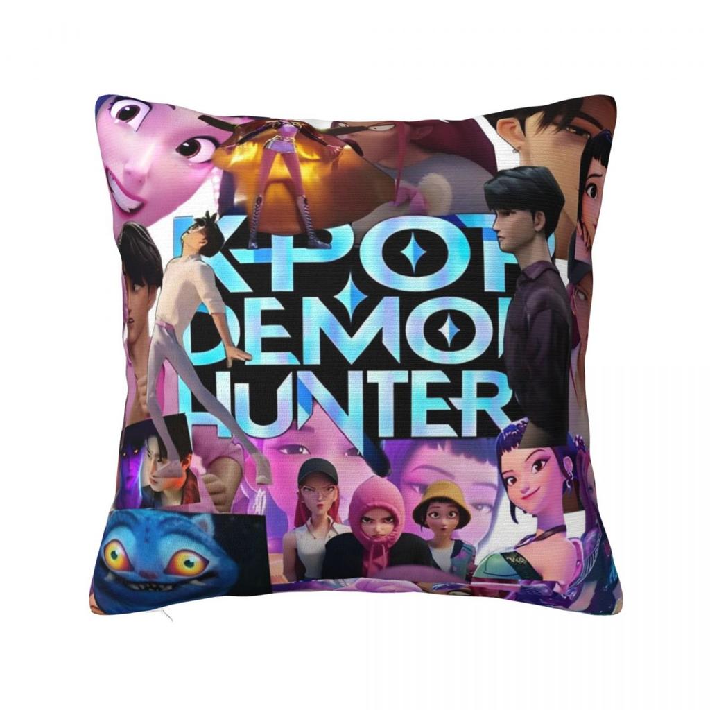 Huntrix Quadratischer Kissenbezug Dekokissen Kpop Dämonenjäger 45*45Cm Kissenbezüge