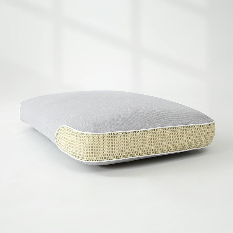 Soft Pillowcase Latex Pillow for Adults and Children Latex Pillow Cervical Vertebra Pillow High and Low Pillow No Pressure Pillow