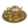 6pcs/Set Creative Retro Elephant Wine Set European Style Zinc Alloy Elephant Tea Cup Set Of 4 Home Decoration Gifts