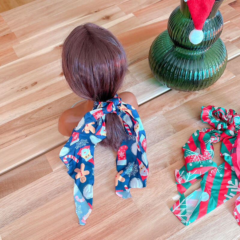 Christmas Scarf Gopchang Band (3 types) (3) Red pattern