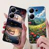Pro pouzdro Xiaomi Redmi Note 13 Kryt Note 13 Pro Populární malovaný květinový měkký silikonový kryt na telefon Pro Redmi Note13 Pro 4G 5G Funda