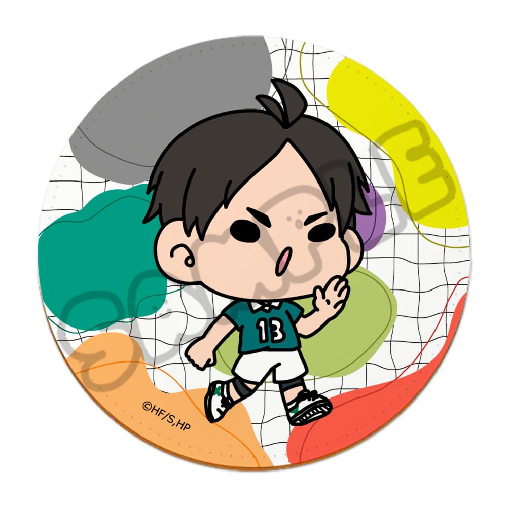 4th Edition Leather Coaster M ND "Haikyu!!" [Kosuke Sakunami] Everyone's Mochocho!