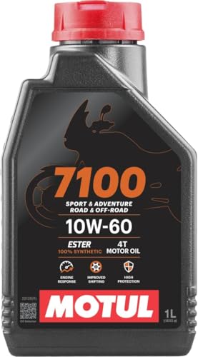 

Motul 7100 4T 10W60 100% Synthetic Motorcycle Oil, 1L [Genuine] 11118211