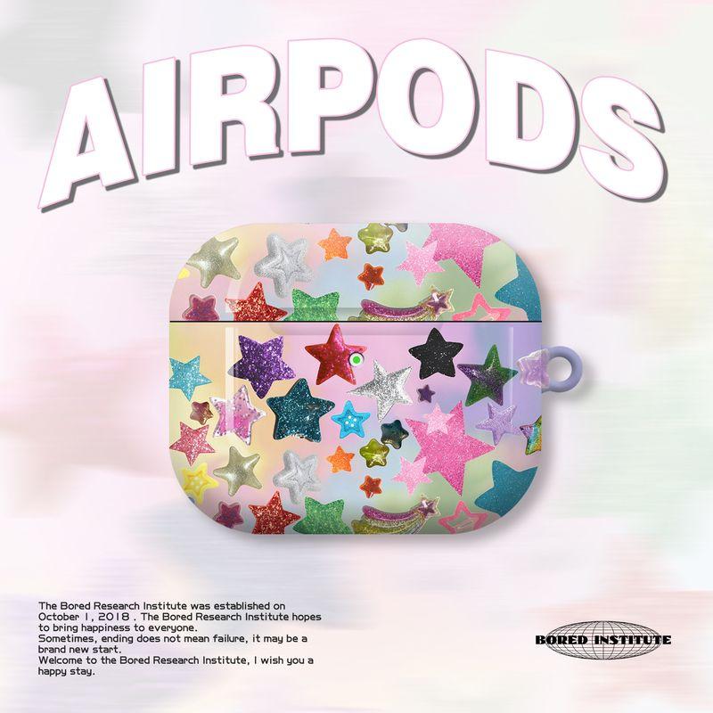 

Подходит для чехла для наушников Airpods 3-го поколения Airpodspro 2-го поколения/1-го поколения Защитный чехол Глянцевый жесткий чехол Airpods 4-го поколения Apple AirPods 2