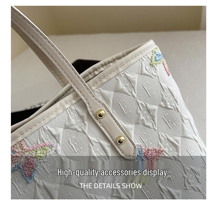 Stylish Casual Commute Shoulder Bag: Fashionable, Large-Capacity Tote for Students