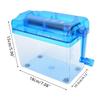 Manual Shredder 1 Liter Strip Cut Manual Shredder Machine Non Slip Base Compact Portable Suitable Office Home No Power Required