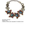 Palace Style Bracelet, Butterfly Gear Bracelet with Strong Enamel Technology, Adjustable Chain Women Bracelet for Jewelry Gift
