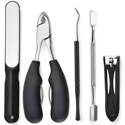 5Pcs/Set Professional Pedicure Kit Tools Manicure Nail Clippers Stainless Steel Scissors Grooming Kit Professional