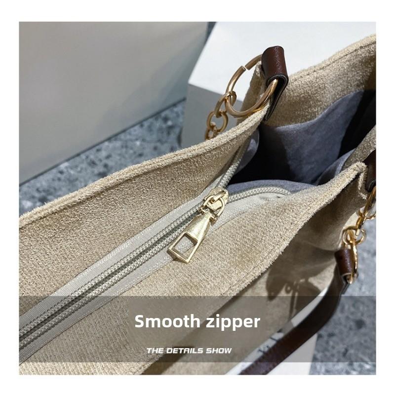 College Students In Class Shoulder Canvas Bag Large Bag Women's Large Capacity New Spring Commuter Tote Large Bag Women's Bag