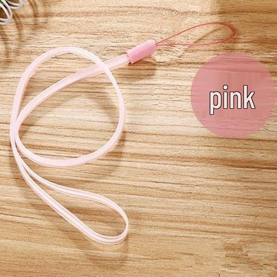 PVC Candy Farbe Handy-Lanyard: Langes Gelee-Seil-Abzeichen, Schlüsselanhänger, Dokument-/ID-Halsband für Mobilzubehör
