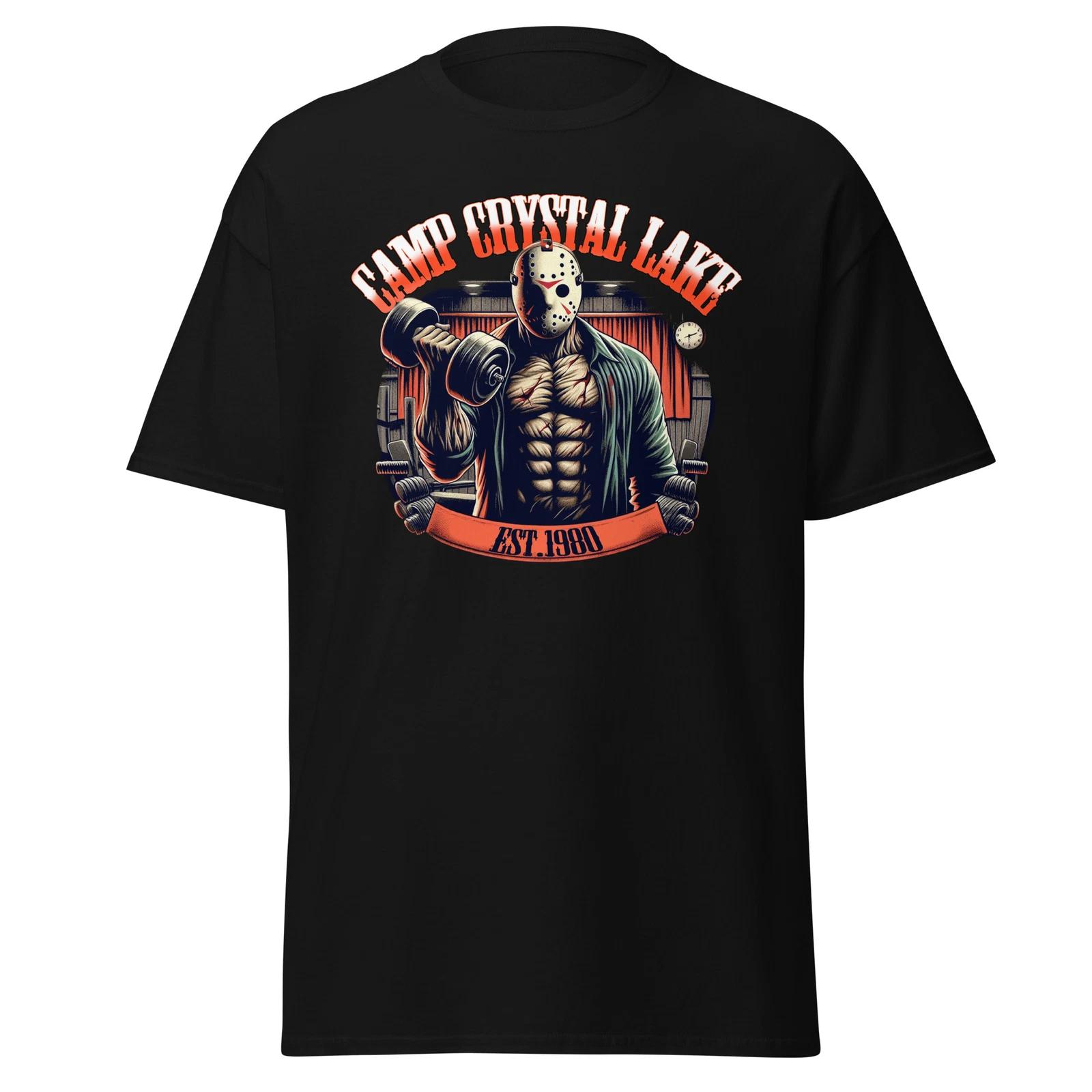 Men s and Women s T-shirts Join Camp Crystal Lake Gym with Our Jason Workout T-Shirt XL