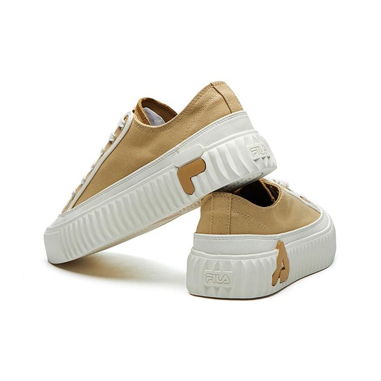 New FILA Gear Low Top Skateboard Shoes Women's Brown F12W124342FLT