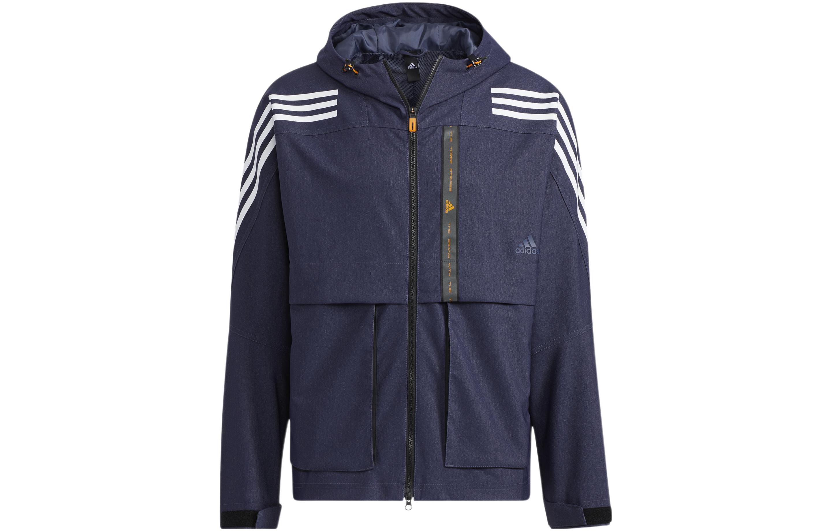 Adidas Jackets Men s Navy Blue Hooded Moderate Other HE9905 XS