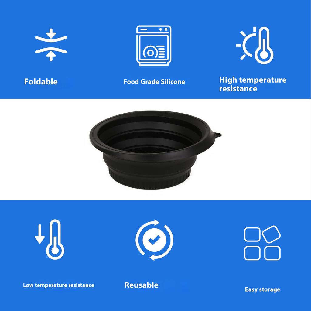 Face Ice Bath Bowl for Facials Plunge Dipping Face Folding Ice Facials Washbasin Facials Skin Cares Tool for Home Travel