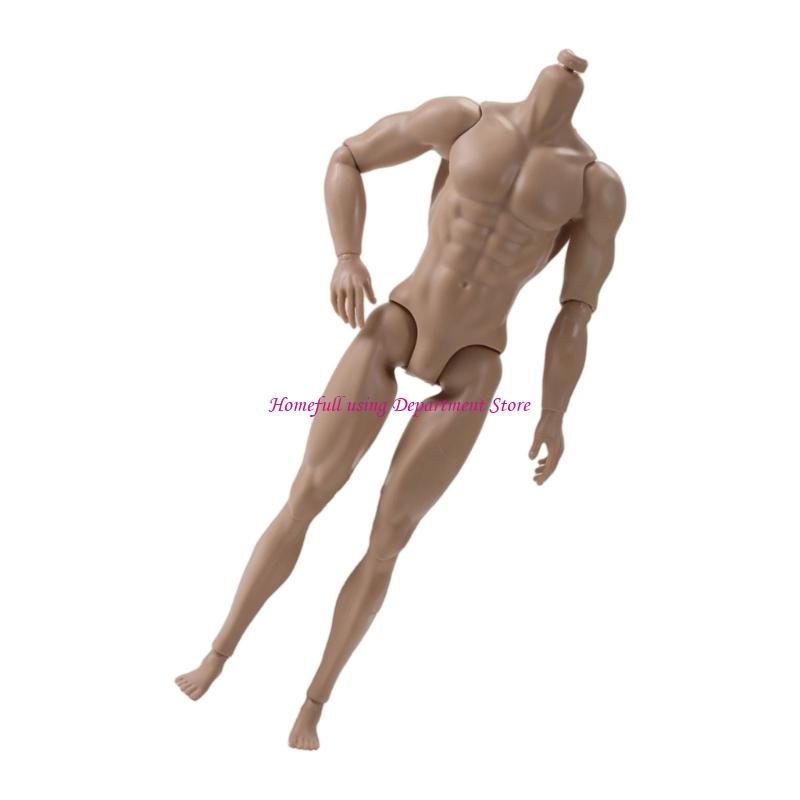 Professional 12.20Inch PVC Miniature Figure Strong Dolls Male Articulated Body