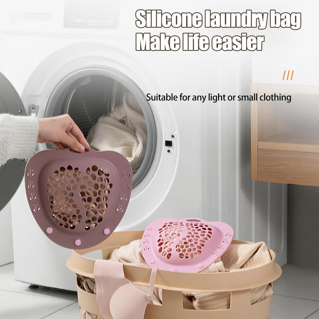 Spilled Wine Bottle Rack, Silicone Laundry Bag, Bra Bag, Household Deformation Laundry Bag, Inside Clothes Washing Bag