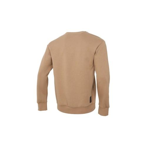 adidas Printed Sports Crewneck Pullover Sweatshirt Men's Cardboard Yellow