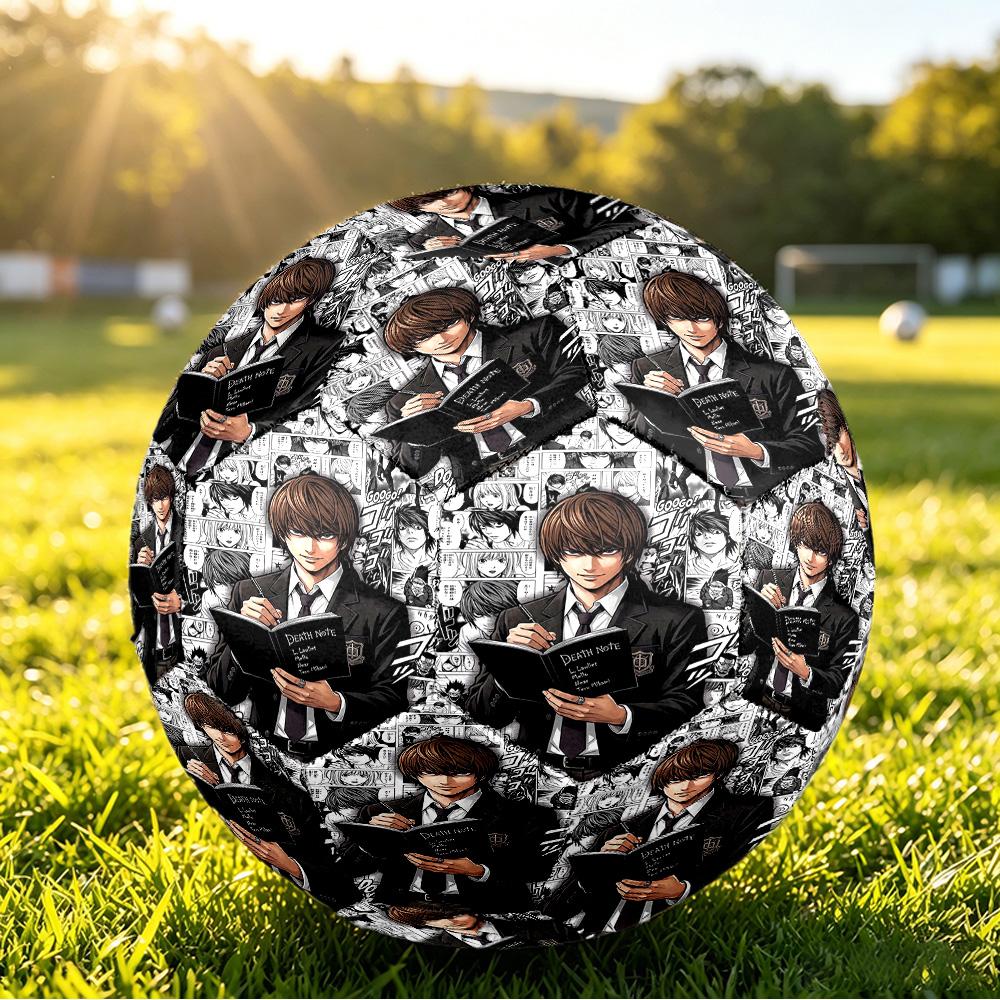 Death Note Size 5 Soccer Ball, Durable Standard Football For Training Match Outdoor Sports