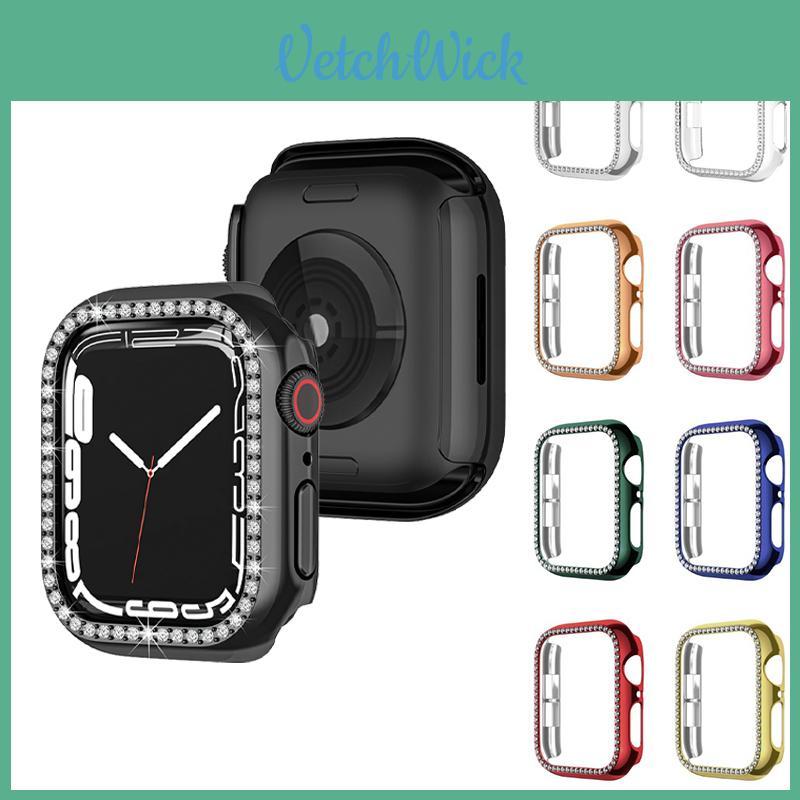 Diamond-encrusted Case Cover For Apple Iwatch Series 6/se/5/4/3/2/1