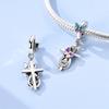 Charms Platablue Purple Butterfly Crucifix Beads Fit Originalbracelets Charms For Women Jewelry Diy Making Gifts