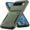 For Google Pixel 8 Pro Phone Case TPU+PC Non-Slip Side Edge Phone Cover with Lens Lid