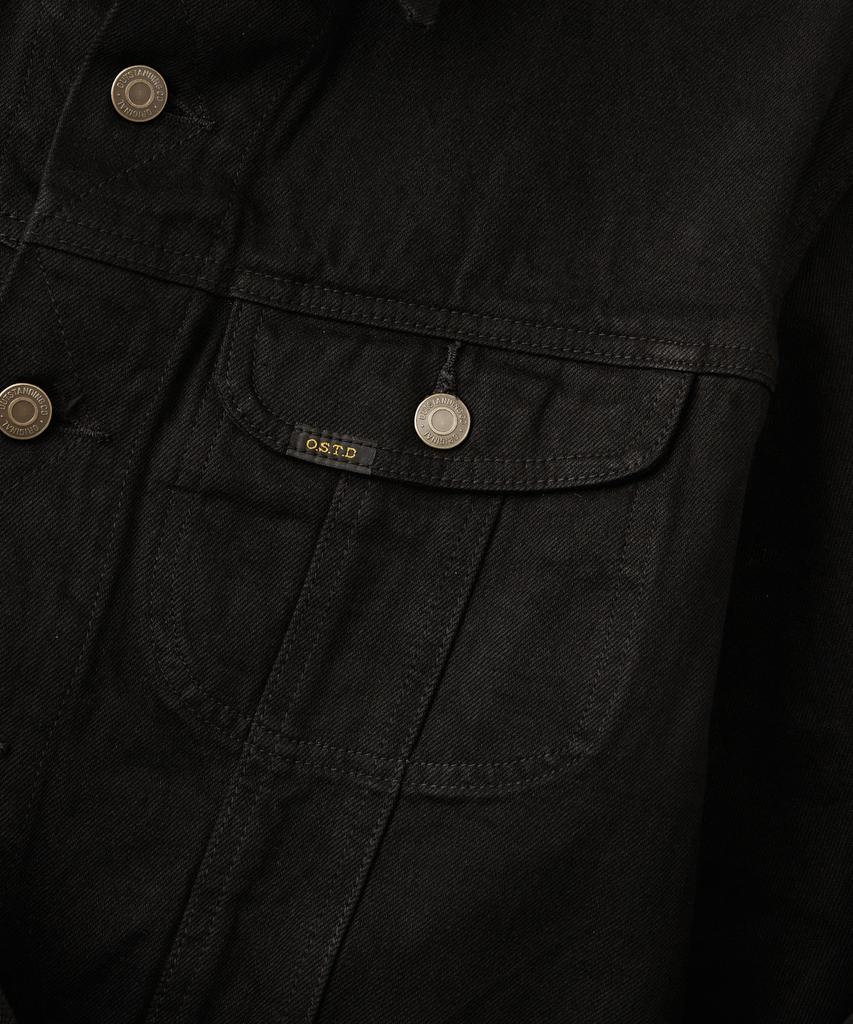 Outstanding 50S Western Rider Selvedge Jacket_Black