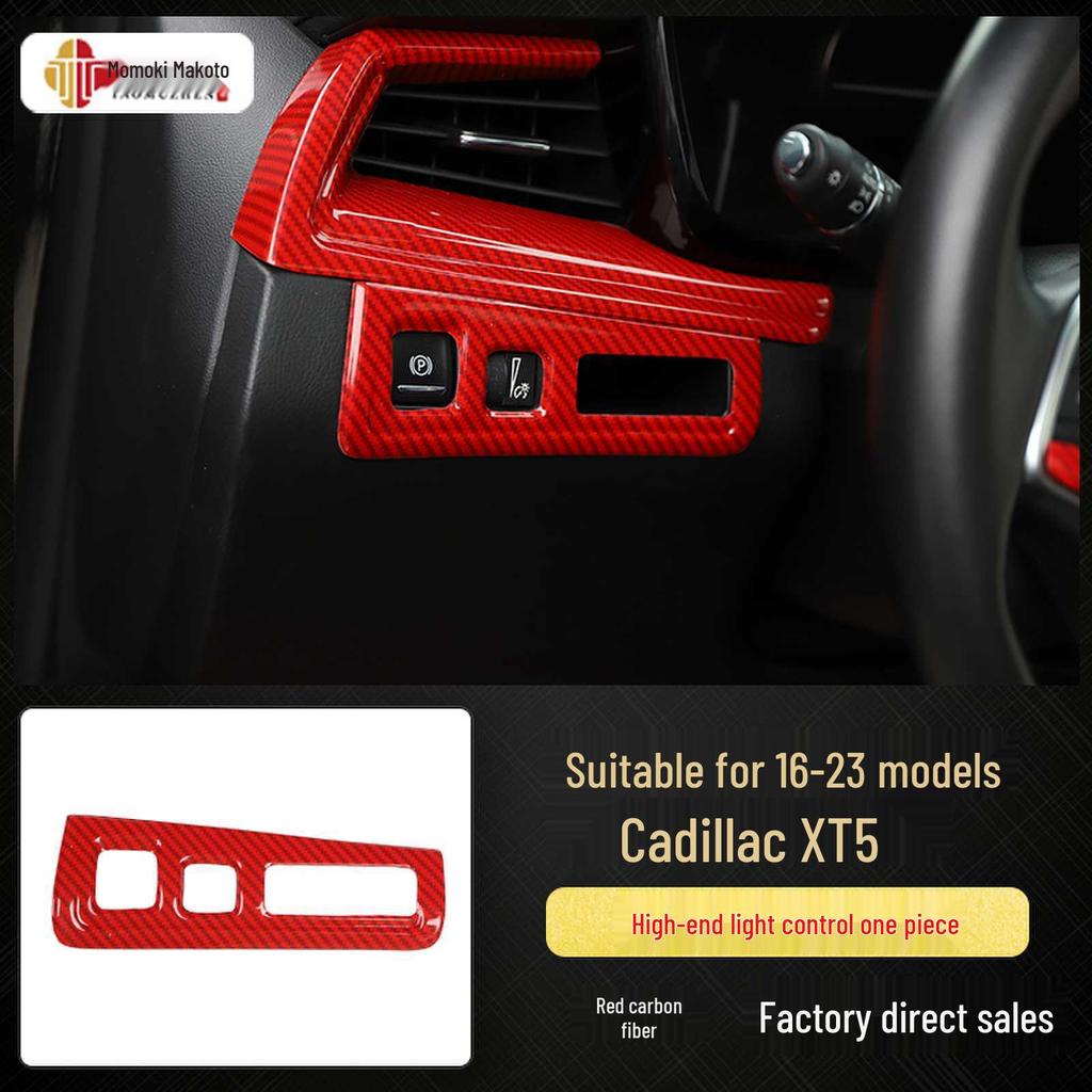 XT5 Kohlefaser-Imitation Pfirsichholz Mittelkonsolenverkleidung (2016-23)