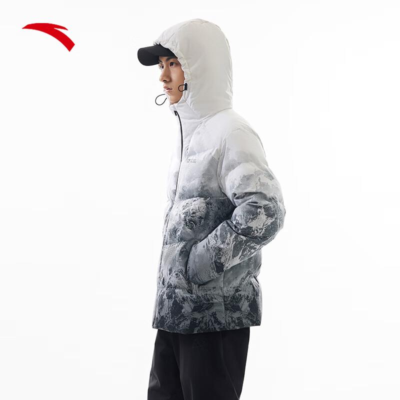 Anta Men's Short Hooded Winter Down Jacket