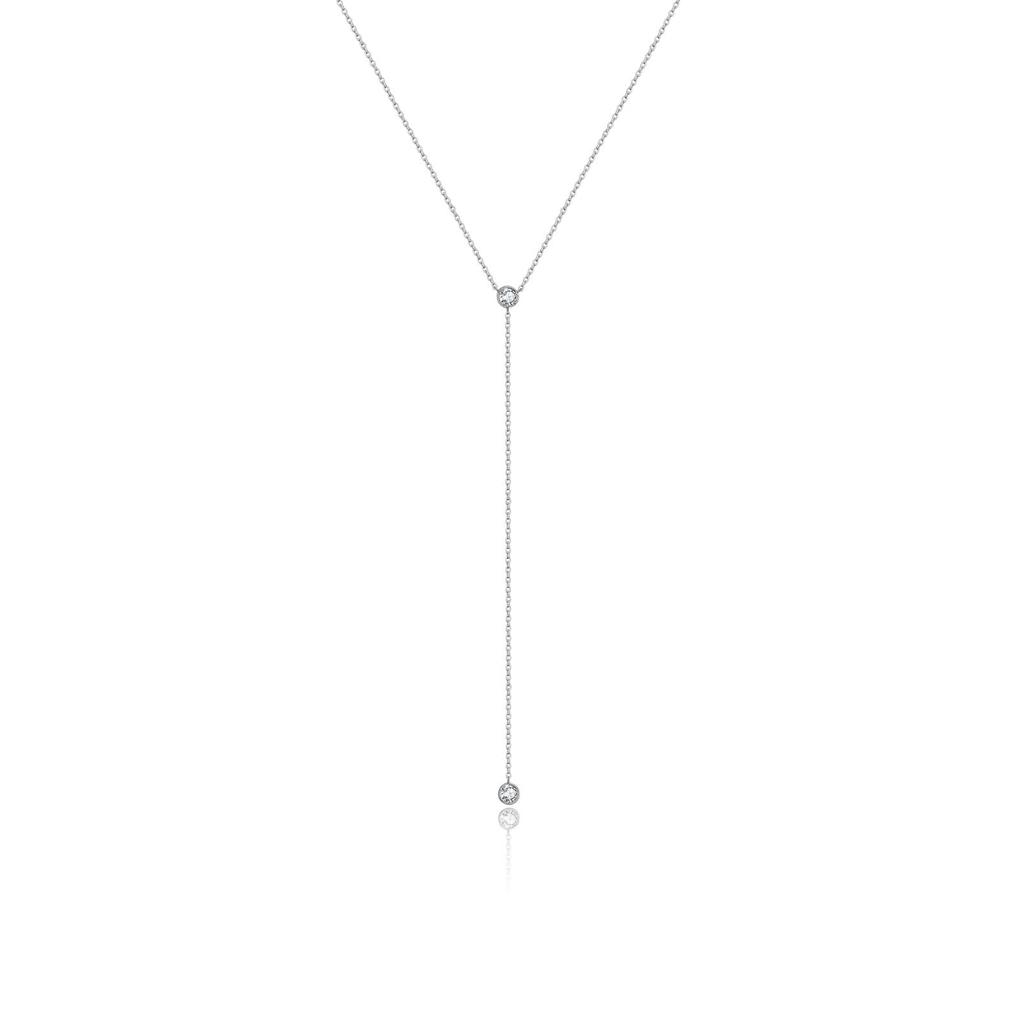 ANDYWEN 925 Sterling Silver Gold Long Chain Tassel Round zircon Pendant Necklace Women 2023 Luxury Fine Wedding Jewelry Gift