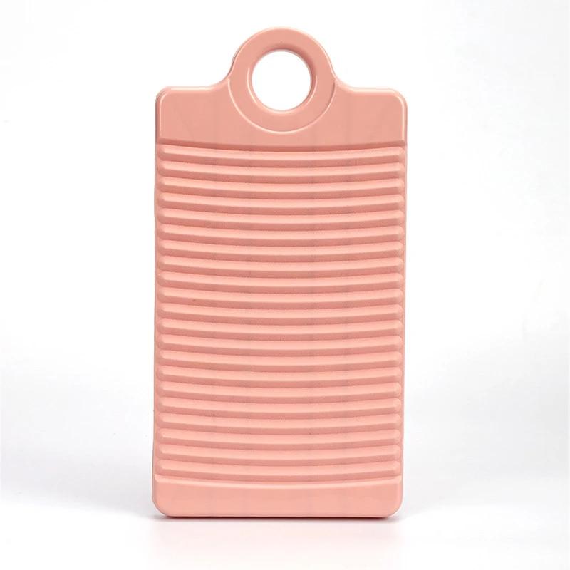 

Plastic Antislip Wash-board Mini Hangable Thicken Washing Board Cloth Socks Cleaning Tool Soft Gentle and Not To Hurt Your Hand світло-рожевий колір