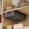 Portable Under-Table Hanging Storage Basket with Pull-Out Drawer - Easy to Assemble Desk Organizer for Office & Bedroom