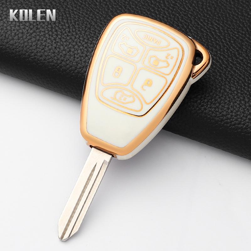 Fashion Tpu Car Key Case Cover For Jeep Chrysler 300C Avenger Sebring Chrysler 200 Aspen Dodge Charger Commander Grand Cherokee