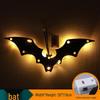Halloween LED Spider & Bat 3D Wall Stickers - Luminous Ghost Festival Party Lights