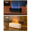 Flame Humidifier Portable Ultra Silent Cool Mist Humidifier With Waterless Auto Off Protection For Office Bedroom