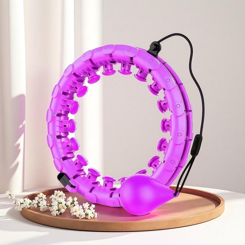 Inteligentne liczenie Hula Hoop: Damski Cichy, Odpinany, Nieopadający Design do Redukcji Tkanki Tłuszczowej na Brzuchu