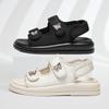 New Chinese Sandals Women's National Style Versatile Small Fragrant Style 2025 Summer New High-end Flat Casual Sandals Women