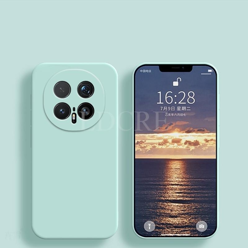 For Honor Magic 8 Pro Case Liquid Silicone Cover Magic 8 Pro Case TPU Plain Rubber Phone Protector Case Honor Magic 8 Pro Cover