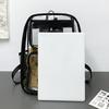 Clear Backpack with Reinforced Stitching Zipper Closure Large Capacity Adjustable Heavy Duty Large