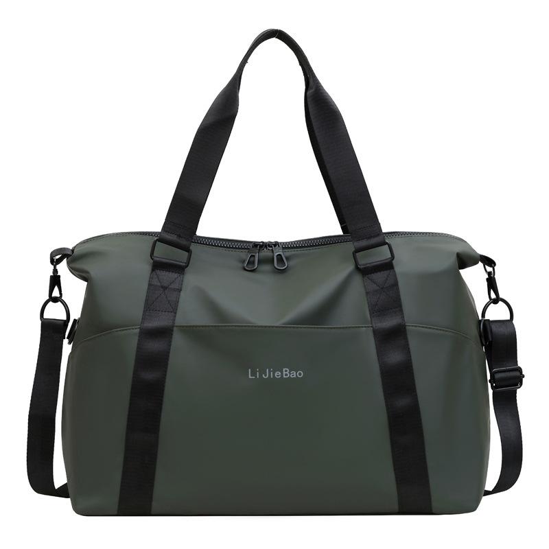 

Men s Casual Simple Travel Bag Large Capacity Multi-pocket Classification Commuting Backpack Fashionable Sports Yoga Fitness Bag зелёный