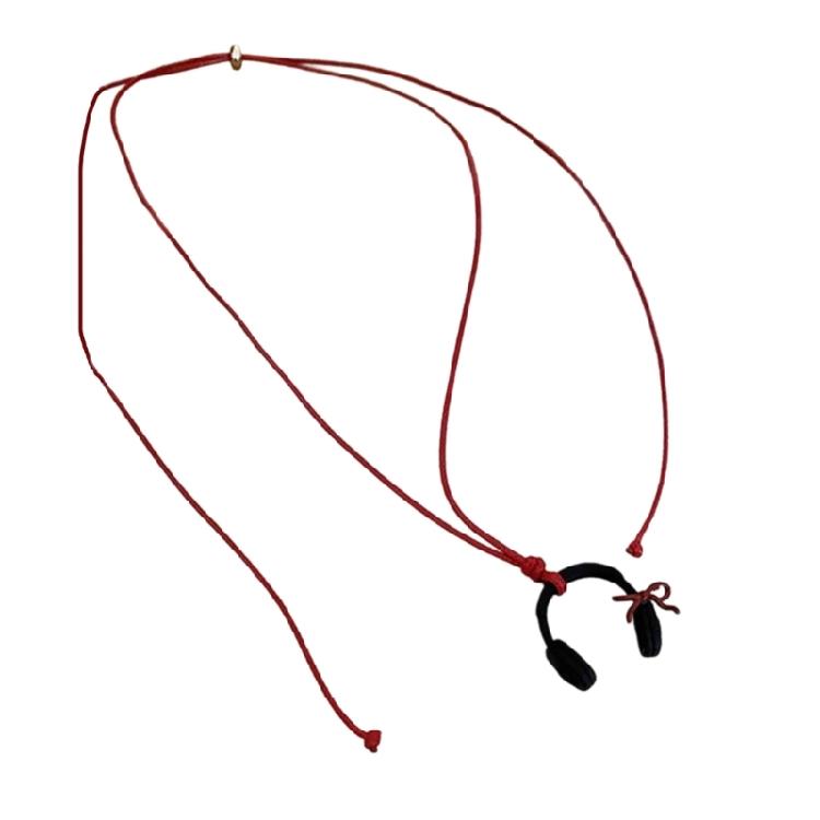 Minimalist Headphone Necklace Versatile Jewelry Piece for Women Gift For Friend Bridesmaids or Special Occasion