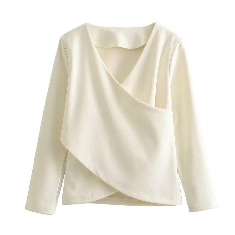 Fashion Style 2024 Spring New Women's Clothing Stylish Fashion Soft Double Breasted Tops 0264012 712