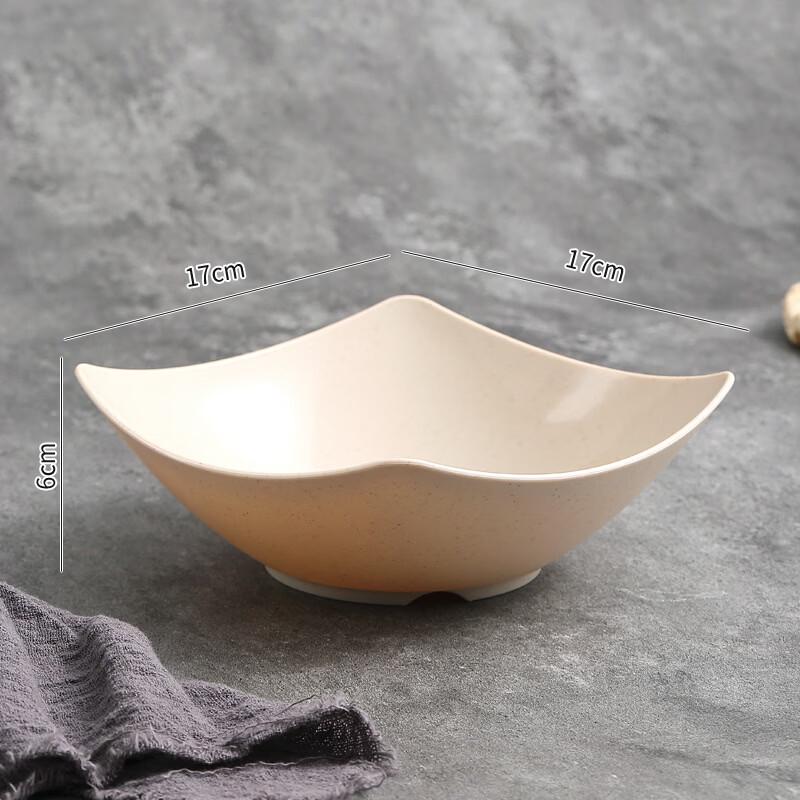 Plastic Elevated Square Serving Dish Large Square (17x17x6cm)