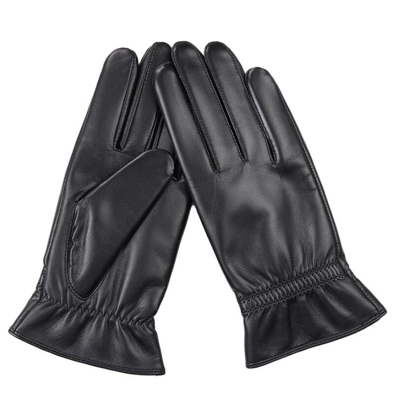 Hengyuanxiang Women's Sheepskin Winter Cycling Gloves