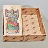 12*6cm Tarot Soprafino 1830 Vintage Italienisches Tarot Deck in Stabiler Box, Historische Reproduktion, 78 Karten Doppelt geprägt