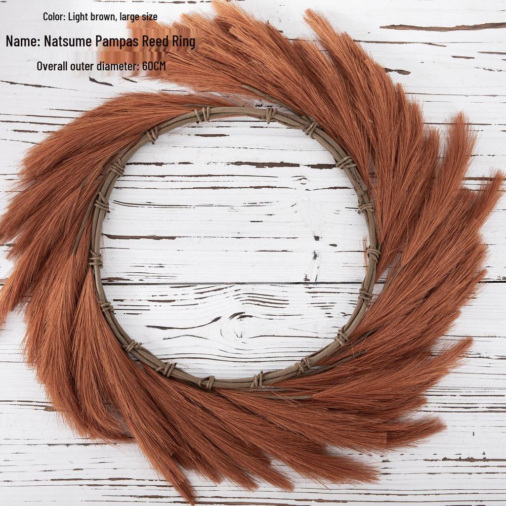 Natsume Pampas Reed Ring Artificial Green Plant Wedding Decoration