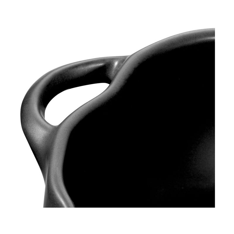 Staub Ceramic Cocotte Pumpkin 15cm (Black)