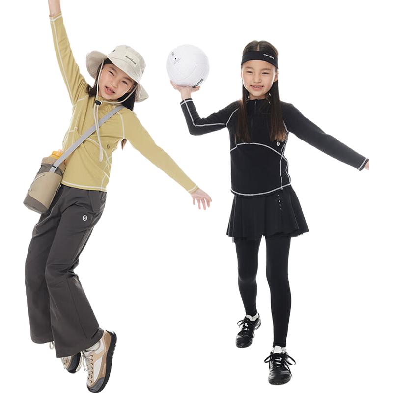 

Onmygame Girls Long-Sleeve Anti-Bacterial Base Layer T-Shirt 140