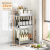 Handon Stainless Steel 3-Tier Rotatable Storage & Spice Rack