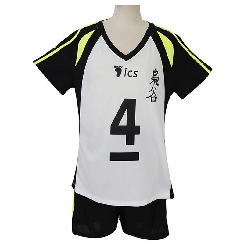 Volleyball less college jersey set cosplay animation periphery short sleeve basketball